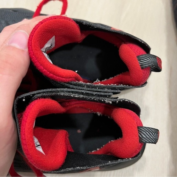 Jordan Fly Unlimited Anthracite‎ Gym Red Basketball High Top Sneakers 7.5 Shoe - Picture 7 of 11